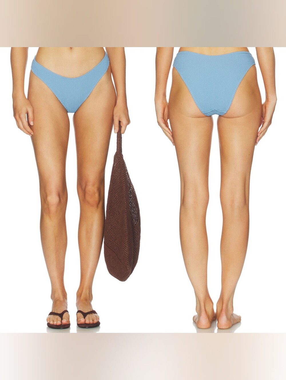 Show Me Your MuMu Maritime Tranquil Blue Scrunch Bottom M Summer Vacation Beach